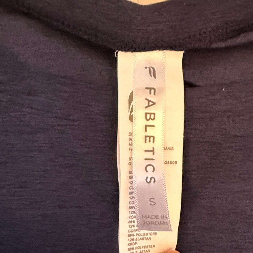 Fabletics Navy Blue Off-Shoulder Jumpsuit - Picture 5 of 14